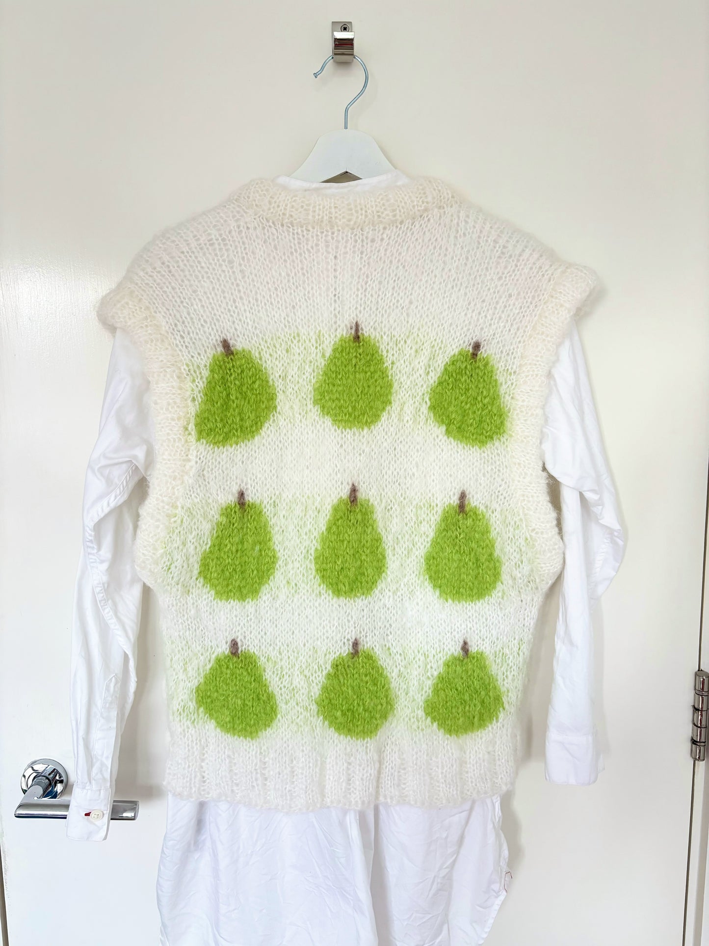 Pair a Pear Fluffy Pullover Vest