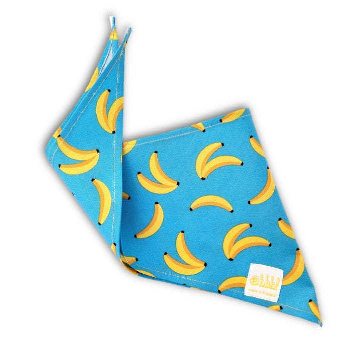 Doggo's Cotton 100% Bandana - Pop Banana Print/ZigZag Print/Pointelle Knit