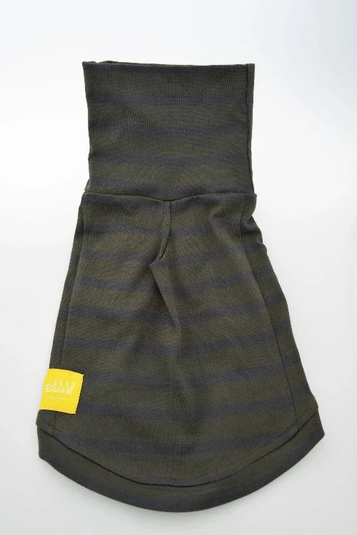 Natsu Cotton 100% Sleeveless Top - Olive Stripe